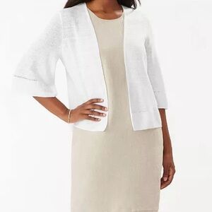 Tommy Bahama Linen Open-Front Cardigan